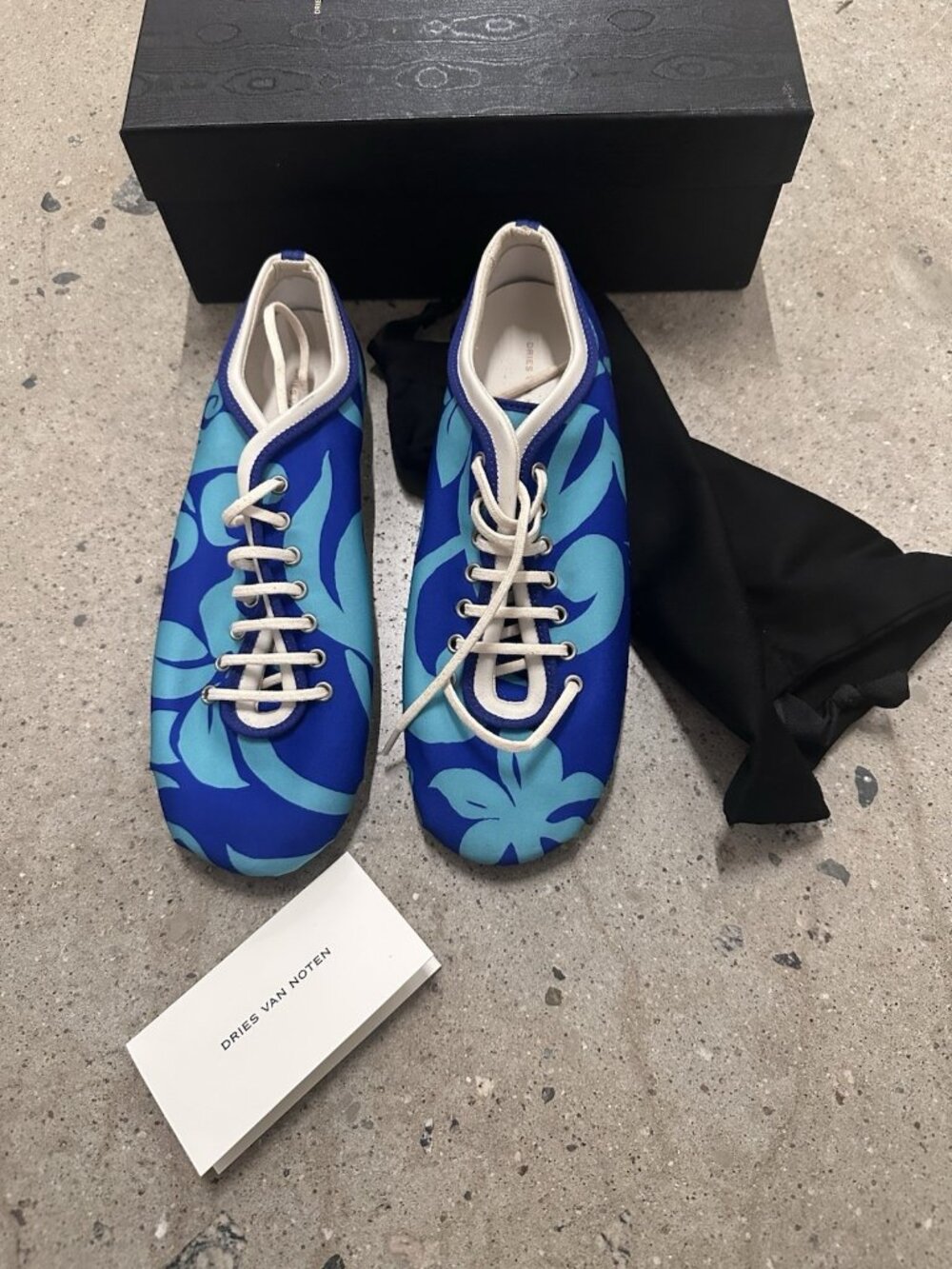 Dries Van Noten Ballet Sneakers Blue